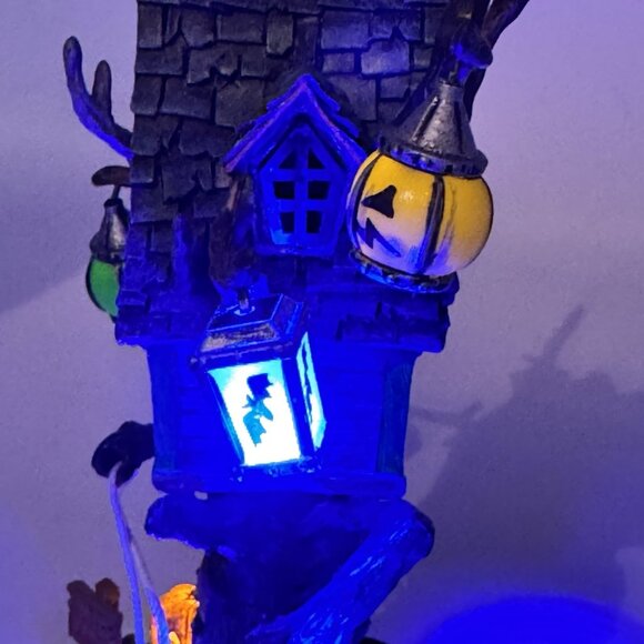 Lemax Hungry Tree House Spooky Town Halloween Village w/Adapter Works 64427 2006 - Picture 9 of 12